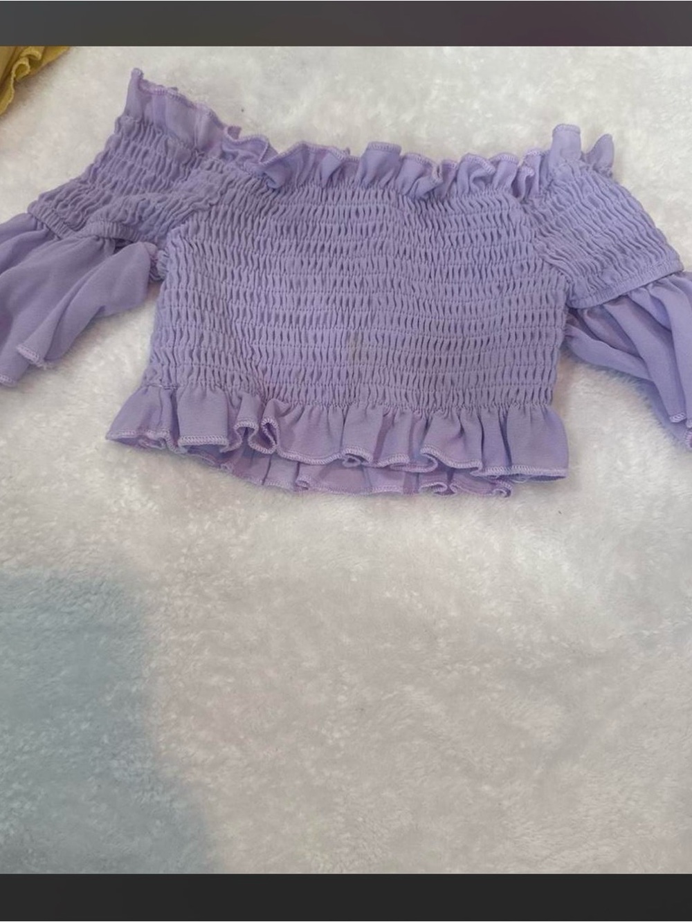Girls' Ruffle Cropped Tops - Multicolor Set - Picture 6 of 8